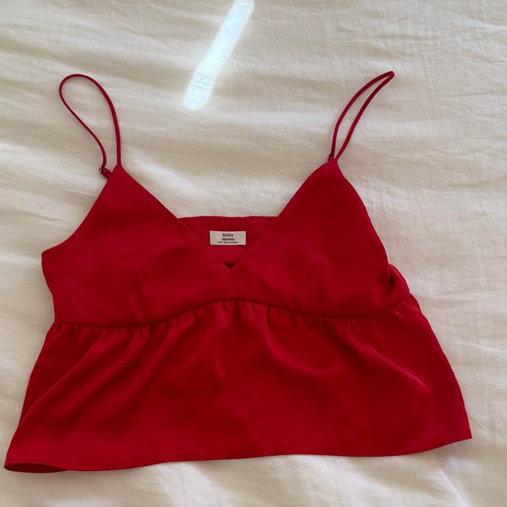 Aritzia Little Moon Red Camisole